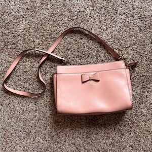 Kate Spade Pink Crossbody Bag with Bow